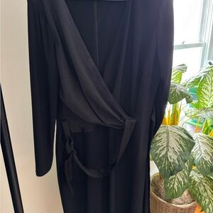 Ralph Lauren Black Wrap Dress